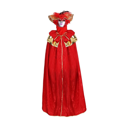 Costume Domino Venezia Rosso
