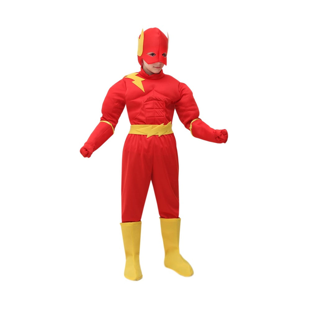 Costume Fulmine Bambino Tg 5/6anni a 10/11anni