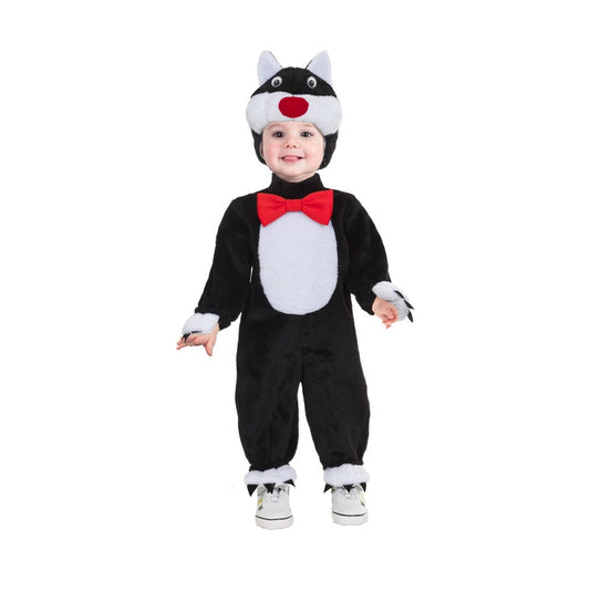 Costume Gatto Peluche Tg 19/24 mesi a 4/5anni