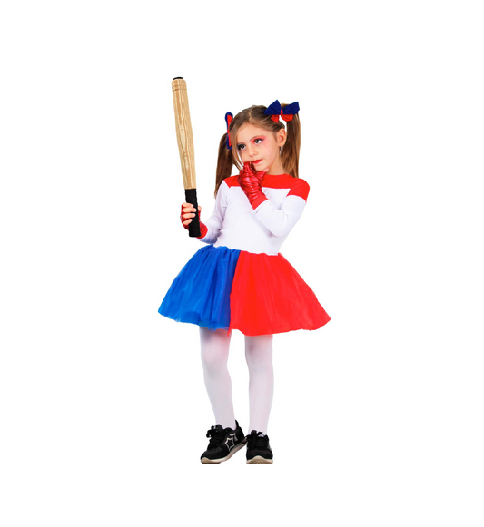 Costume Harley Quinn Tg 3/4 a 9/10 anni