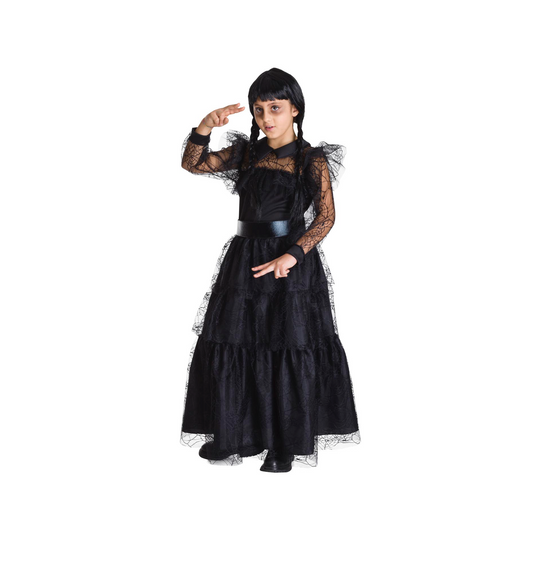 Costume Mercoledi Tg 5/6 a 12/13 anni