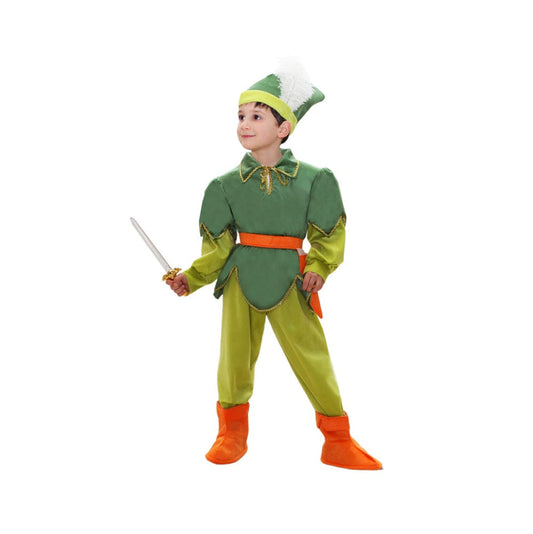 Costume Peter Pan Tg 3/4anni a 5/6anni