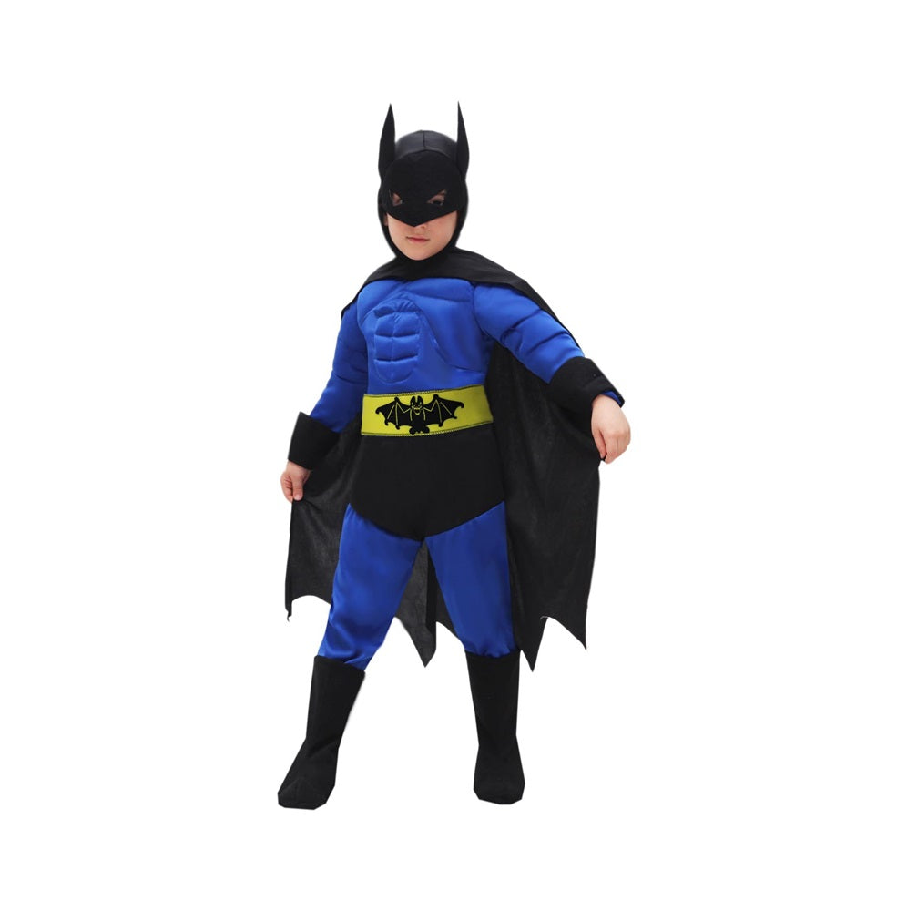 Costume Pipistrello Con Muscoli Bambino  Tg 3/4anni e 4/5anni