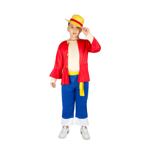 Costume Pirata Anime Tg 5/6anni a 12/13anni