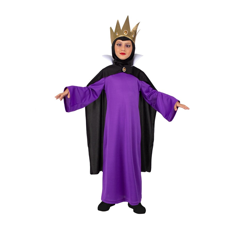 Costume Regina Cattiva Bambina Tg 5/6anni a 12/13anni