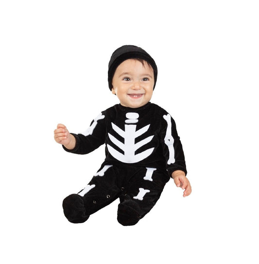 Costume Scheletro Tg 0/3mesi a 10/12 mesi