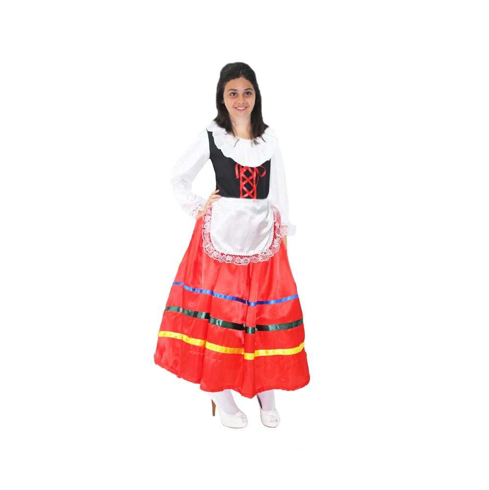 Costume Tarantella Bambina tg 5/6 anni a 12/13anni