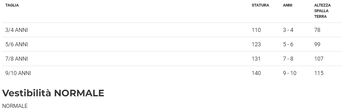 Costume Ragno Bambino Tg 3/4 anni a 9/10 anni