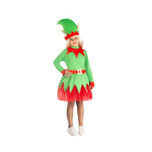 Elfetta di Babbo Natale da 7/8anni a 15/16anni
