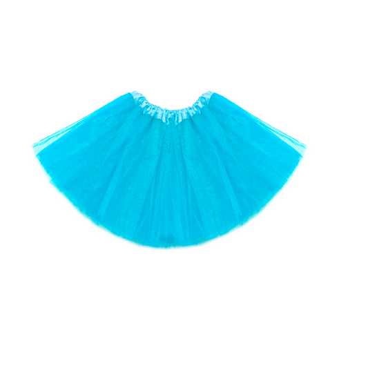 Gonna Tulle Turchese Adulto