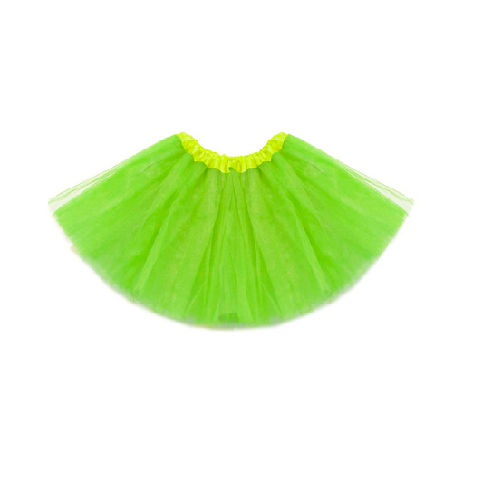 Gonna Tulle Verde Adulto