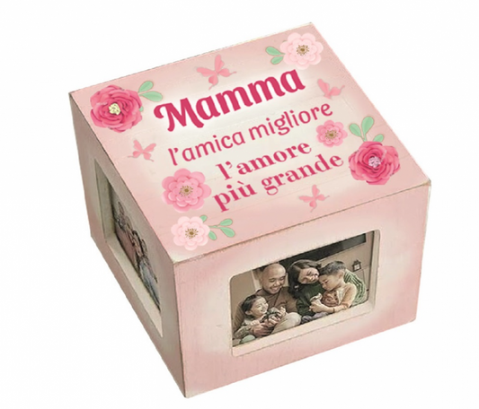 Scatola porta foto festa della mamma