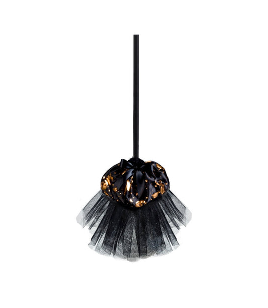 Scopa Strega in Tulle Arancio
