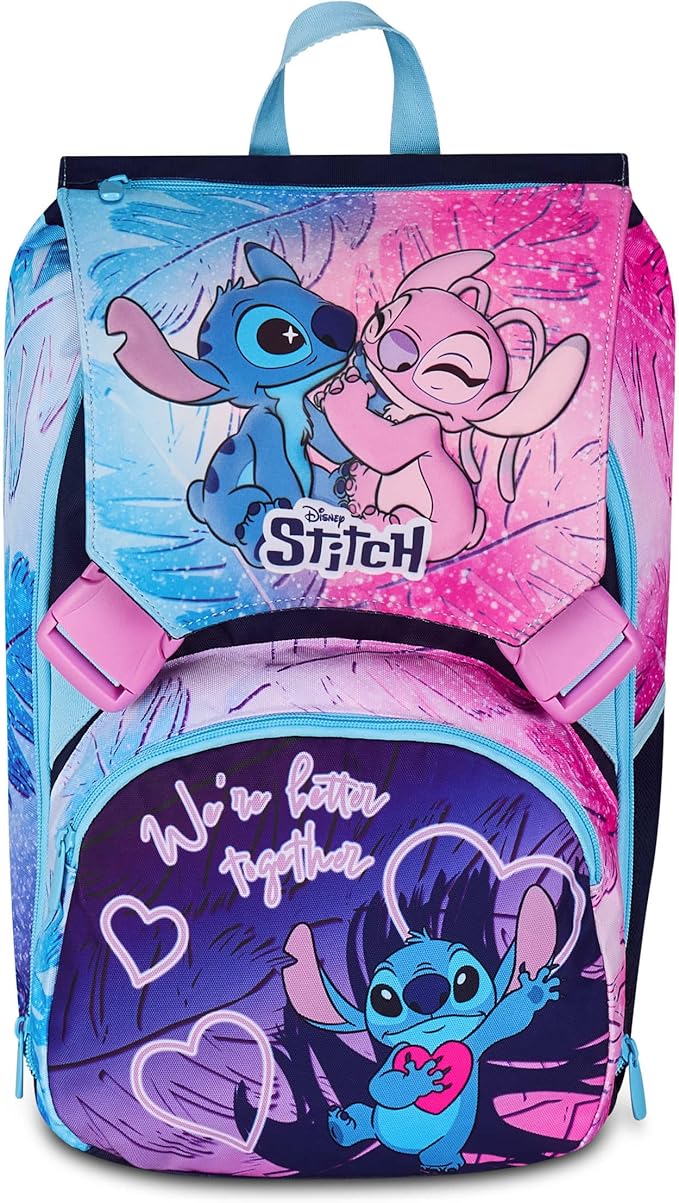 Zaino Stitch Estendibile Cutie e Fluffy