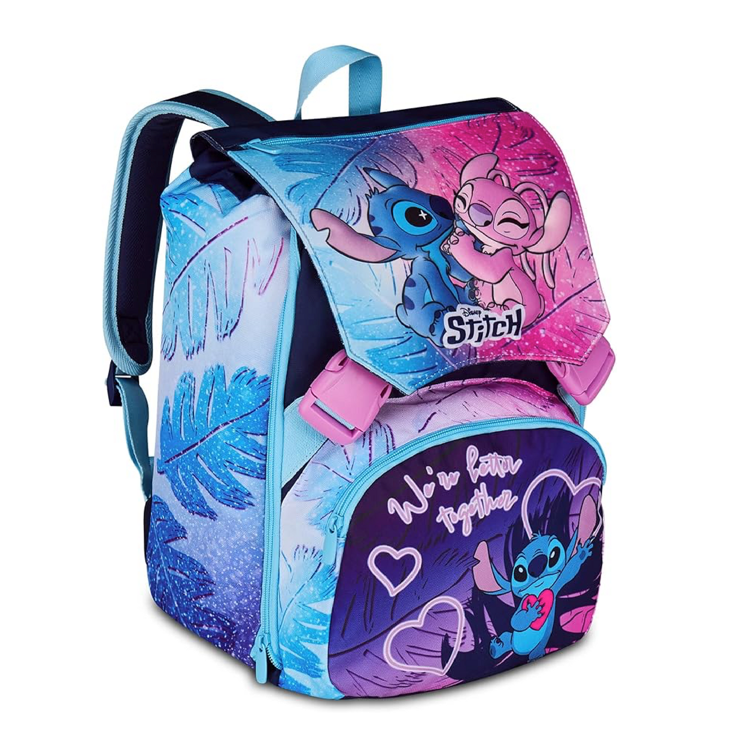 Zaino Stitch Estendibile Cutie e Fluffy