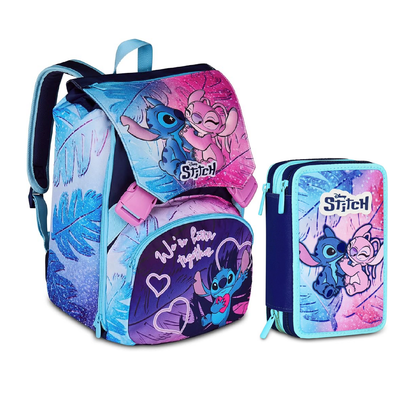 Zaino Stitch Estendibile Cutie e Fluffy