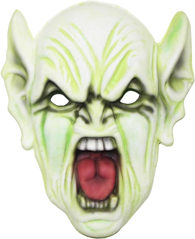 Maschera Vampiro Frankenstein mostro alieno verde