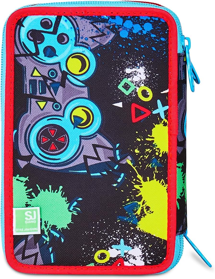 Astucci 3 Zip Sj Game led Boy
