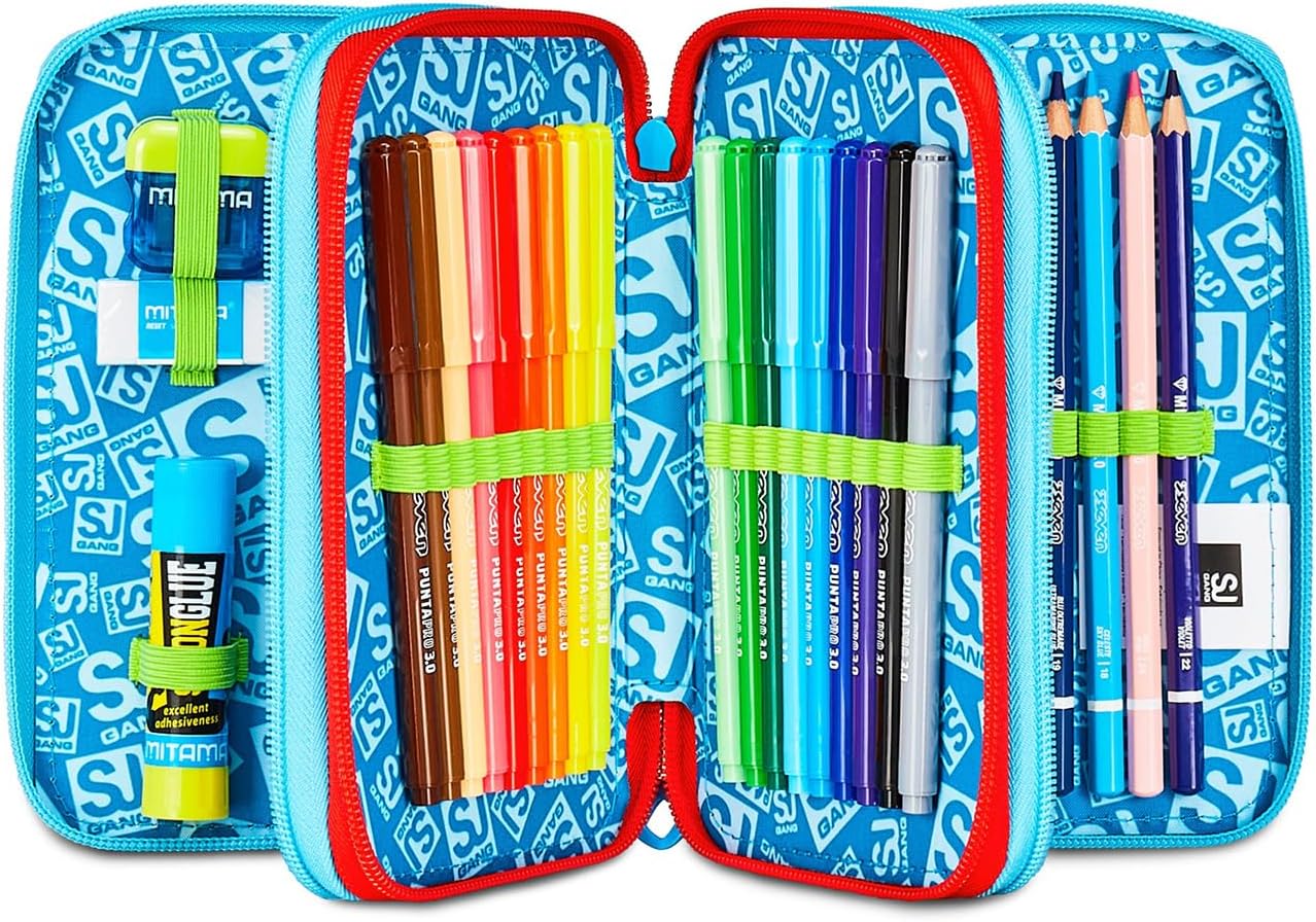 Astucci 3 Zip Sj Game led Boy