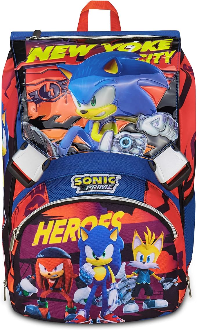 Zaino Sonic Prime Heroes Sdoppiabile