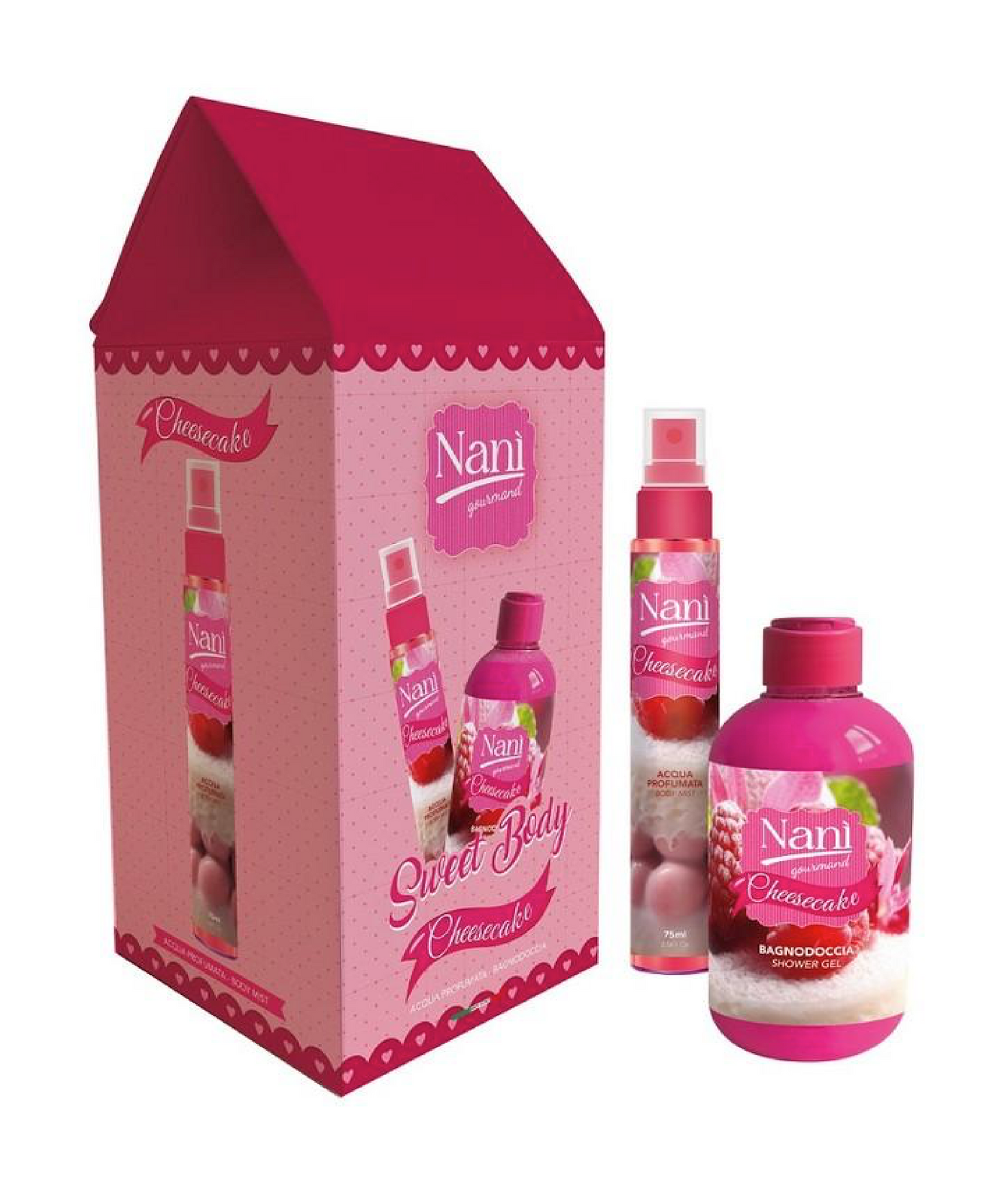 Gourmand Cheesecake – Cofanetto 75ml Acqua Profumata + 300ml Bagnodoccia