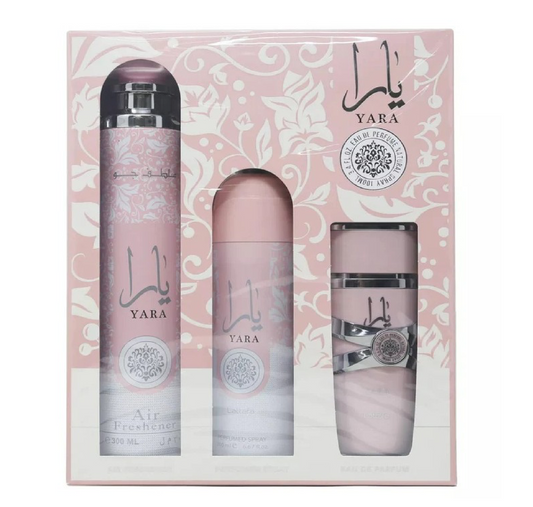 Kit Lattafa Yara - Profumo 100ml - Deodorante - Profumo Ambiente