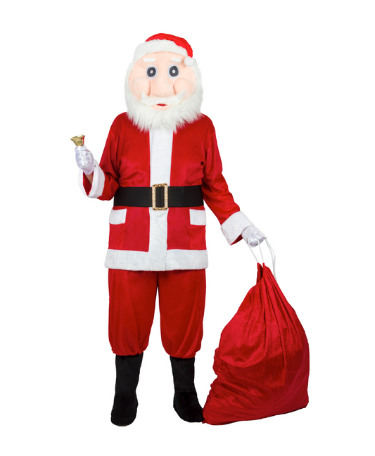 Costume Babbo Natale Mascotte Taglia Unica