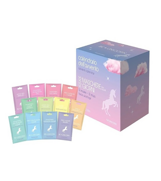 Calendario dell'Avvento Be Unicorn 2025 - 12 Sorprese Viso e Capelli