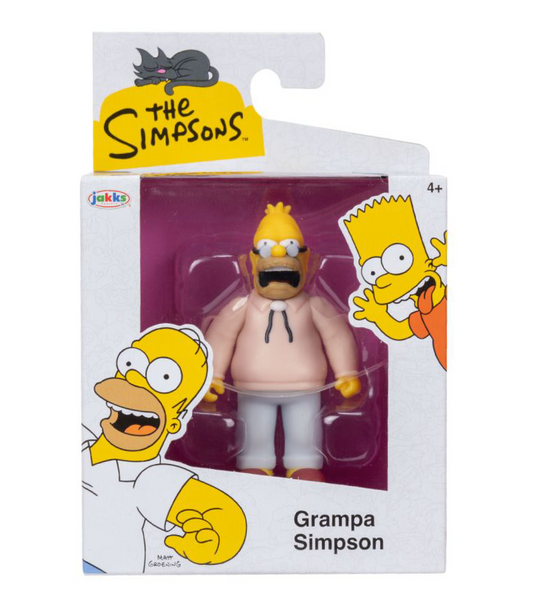The Simpsons Grampa Simpson – Action Figure da Collezione Personaggio 6,5 cm