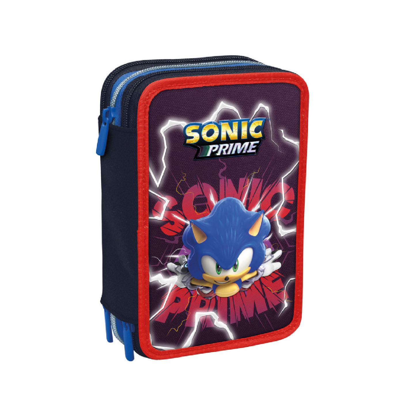 Astuccio 3 Zip Sonic Prime