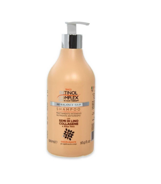 Shampoo Nutriente Anticrespo con Semi di Lino e Collagene