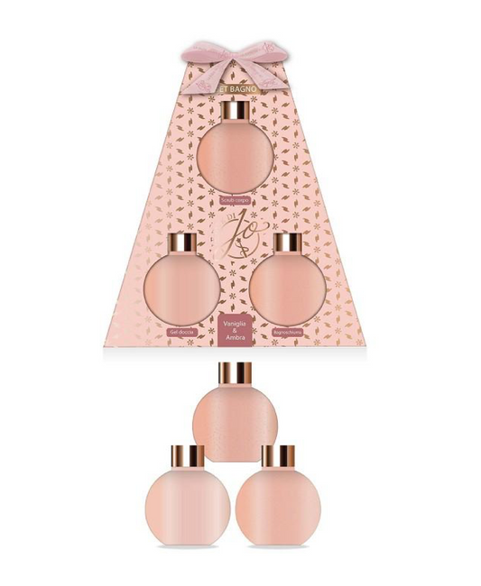 Cofanetto Vaniglia & Ambra – Shower Gel, Bagnoschiuma e Scrub