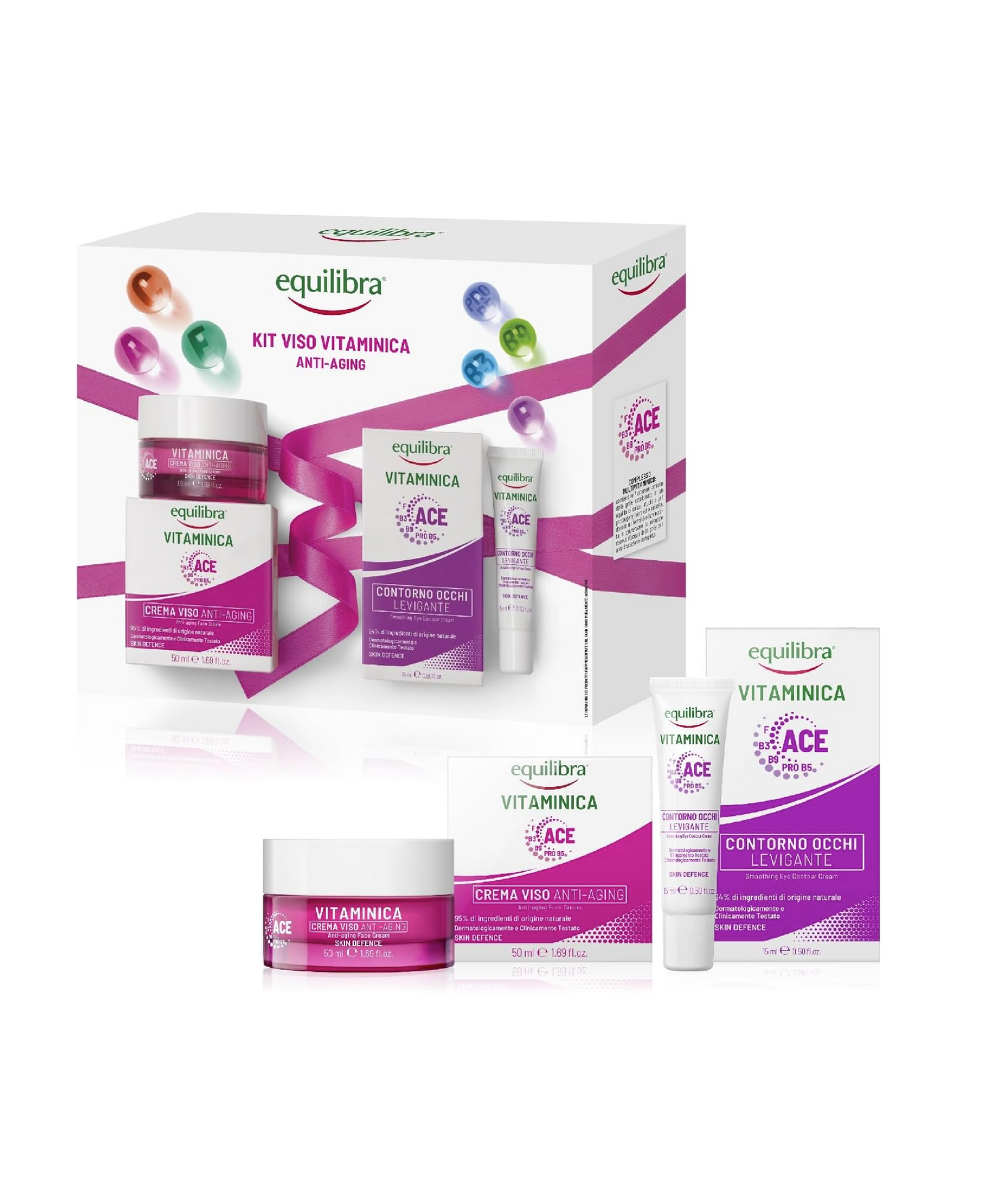 Kit Viso Vitaminica – Crema Viso 50ml + Contorno Occhi 15ml