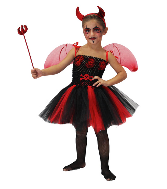 Costume Diavoletta Bambina Tg 3/6 anni