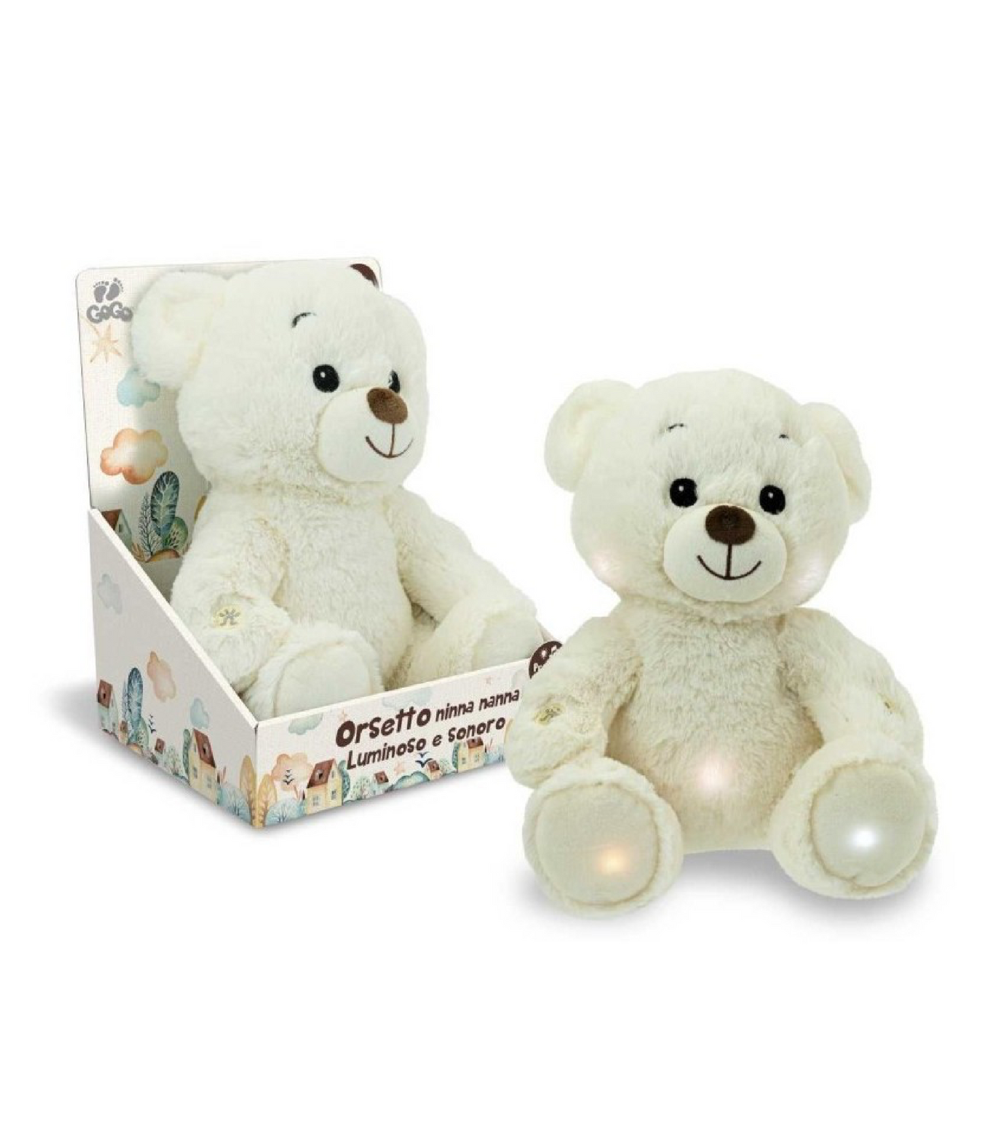 Orsetto Ninna Nanna 25 cm – Peluche Morbido