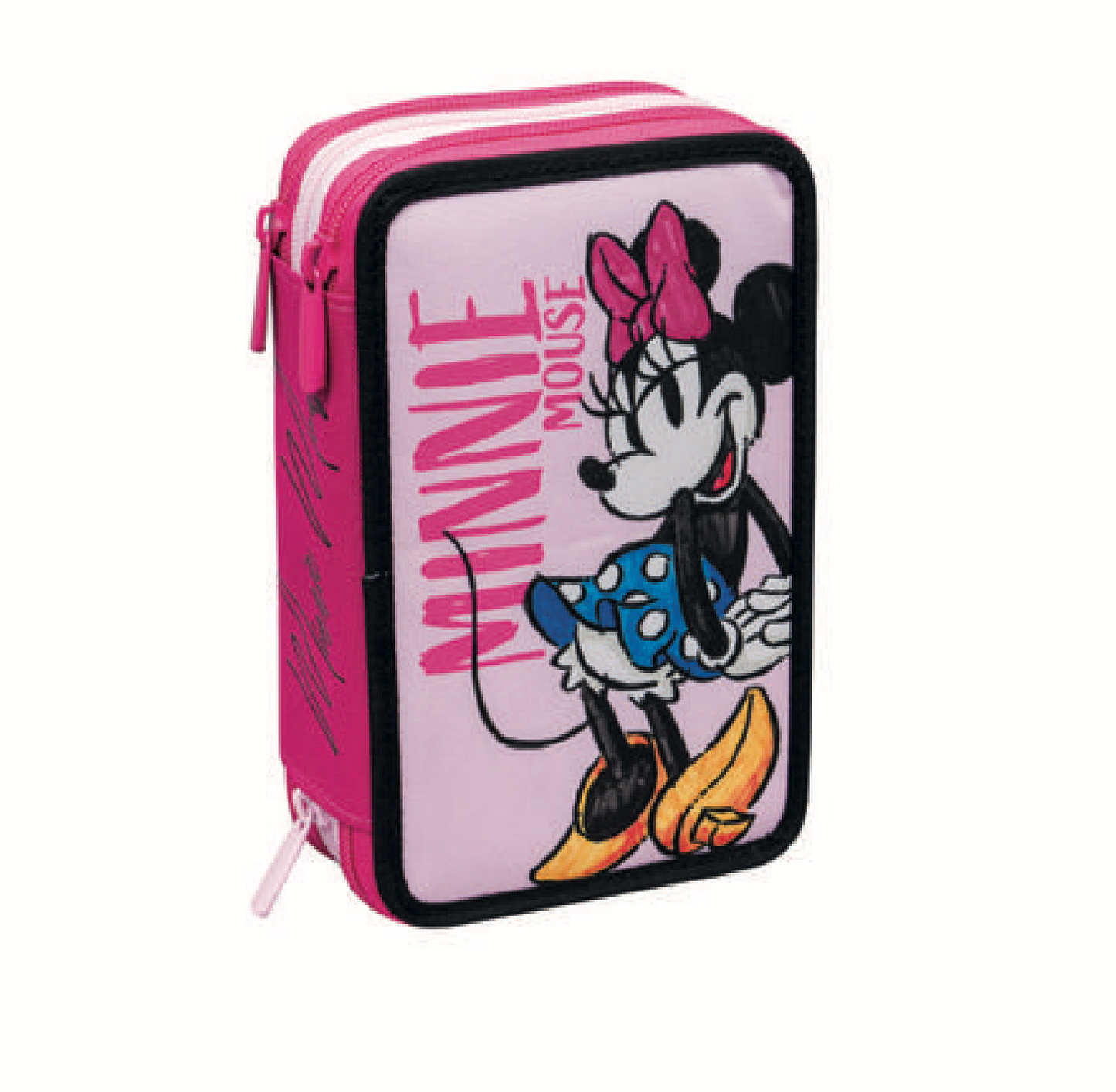 Astuccio 3 zip Minnie