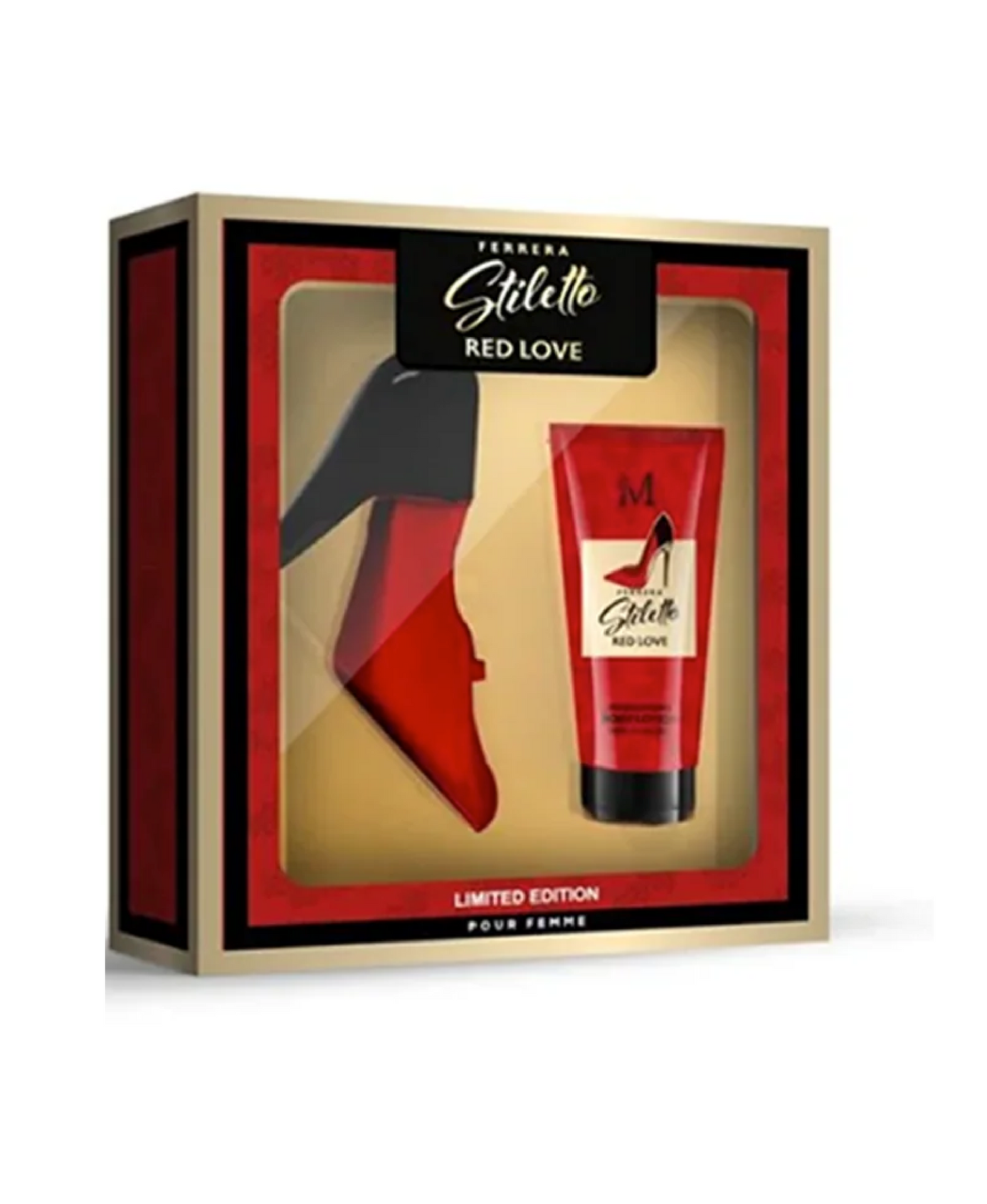 Cofanetto Ferrara Stiletto Red Love EDP + Body Lotion