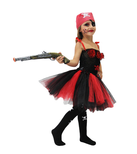 Costume Pirata Bambina Tg 3/6 anni