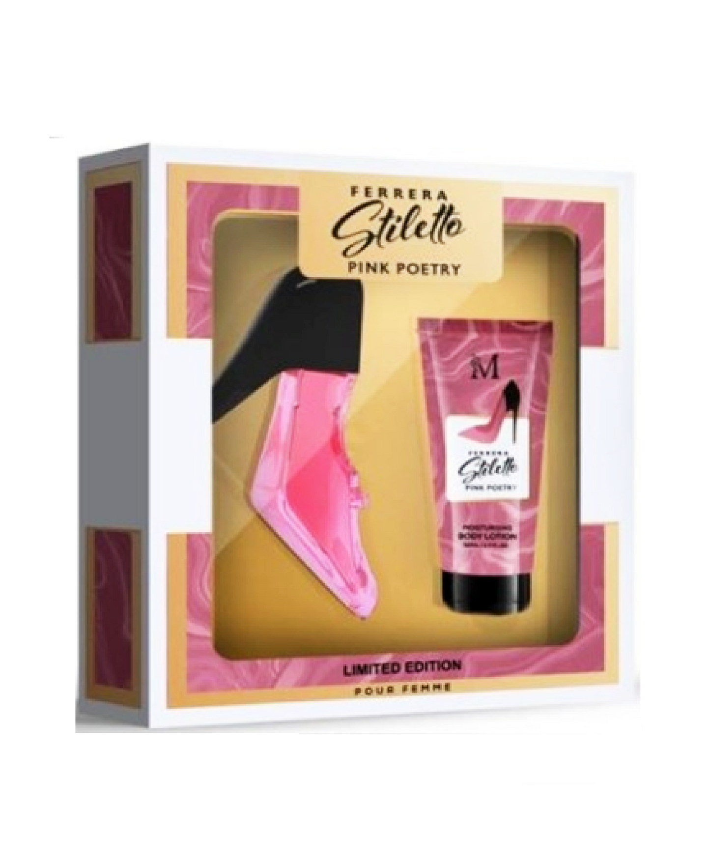 Cofanetto Ferrara Stiletto Pink Donna EDP + Body Lotion