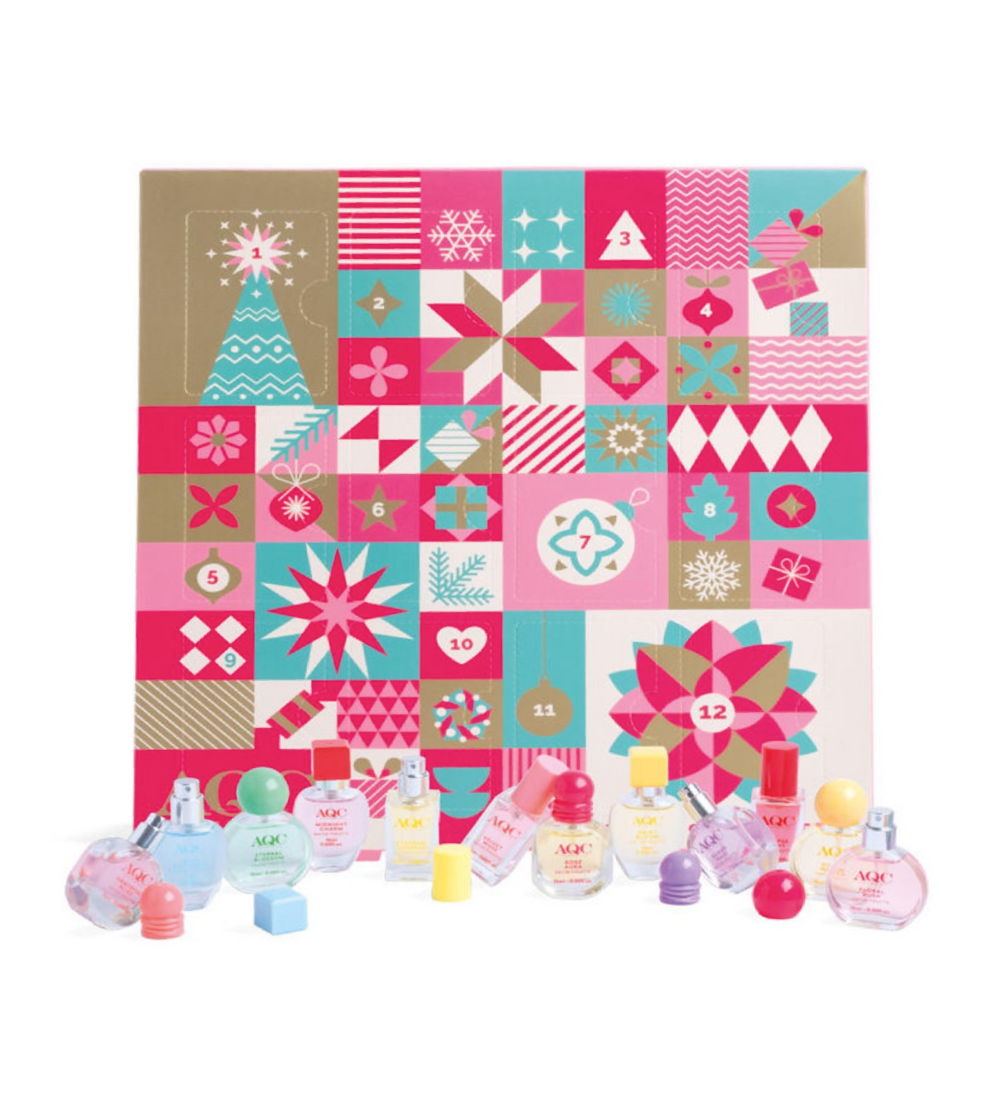 Calendario Avvento 2025 Donna – 12 Mini Profumi AQC