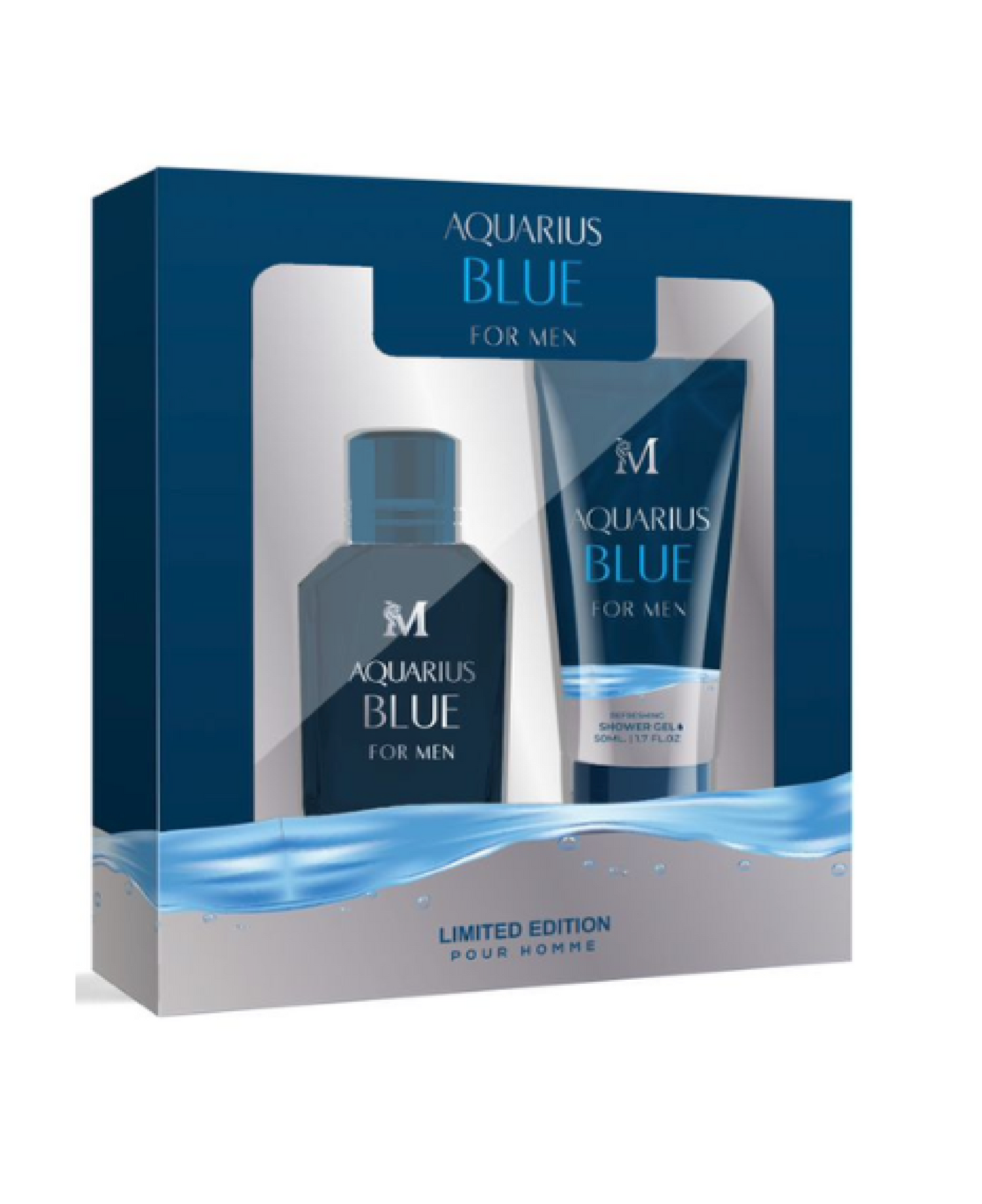 Cofanetto Aquarius Blue EDP + Shower Gel