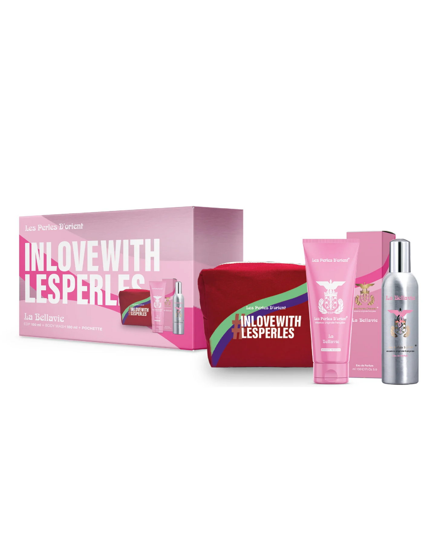 Pochette – Eau de Parfum La Bellavie 150ml + Shower Gel 100ml