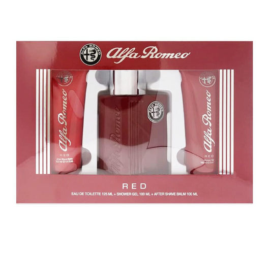 Alfa Romeo Red + Balsamo Dopobarba + Shower Gel