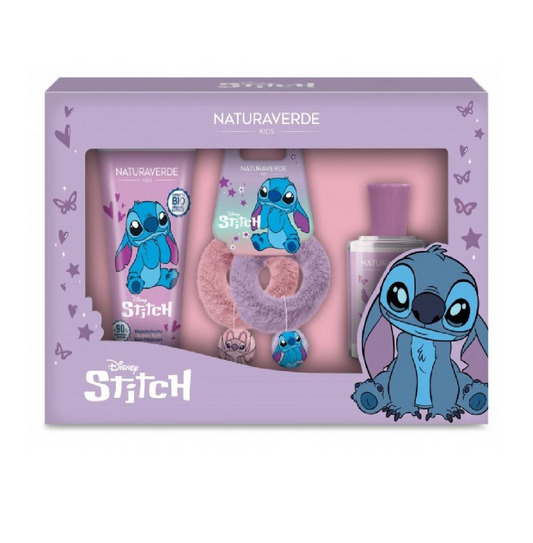 Confezione Stitch Profumo, Shower Gel e Elastici
