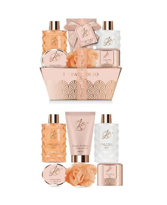 Confezione Regalo Vaniglia & Ambra – Set Completo Cura Corpo