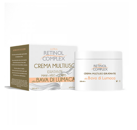 Crema Multiuso Idratante Mani Viso e Corpo Alla Bava di Lumaca