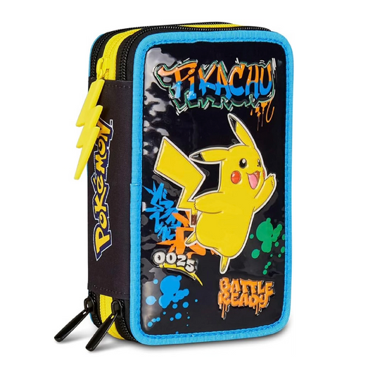 Astuccio 3 Zip Pokemon Sing It