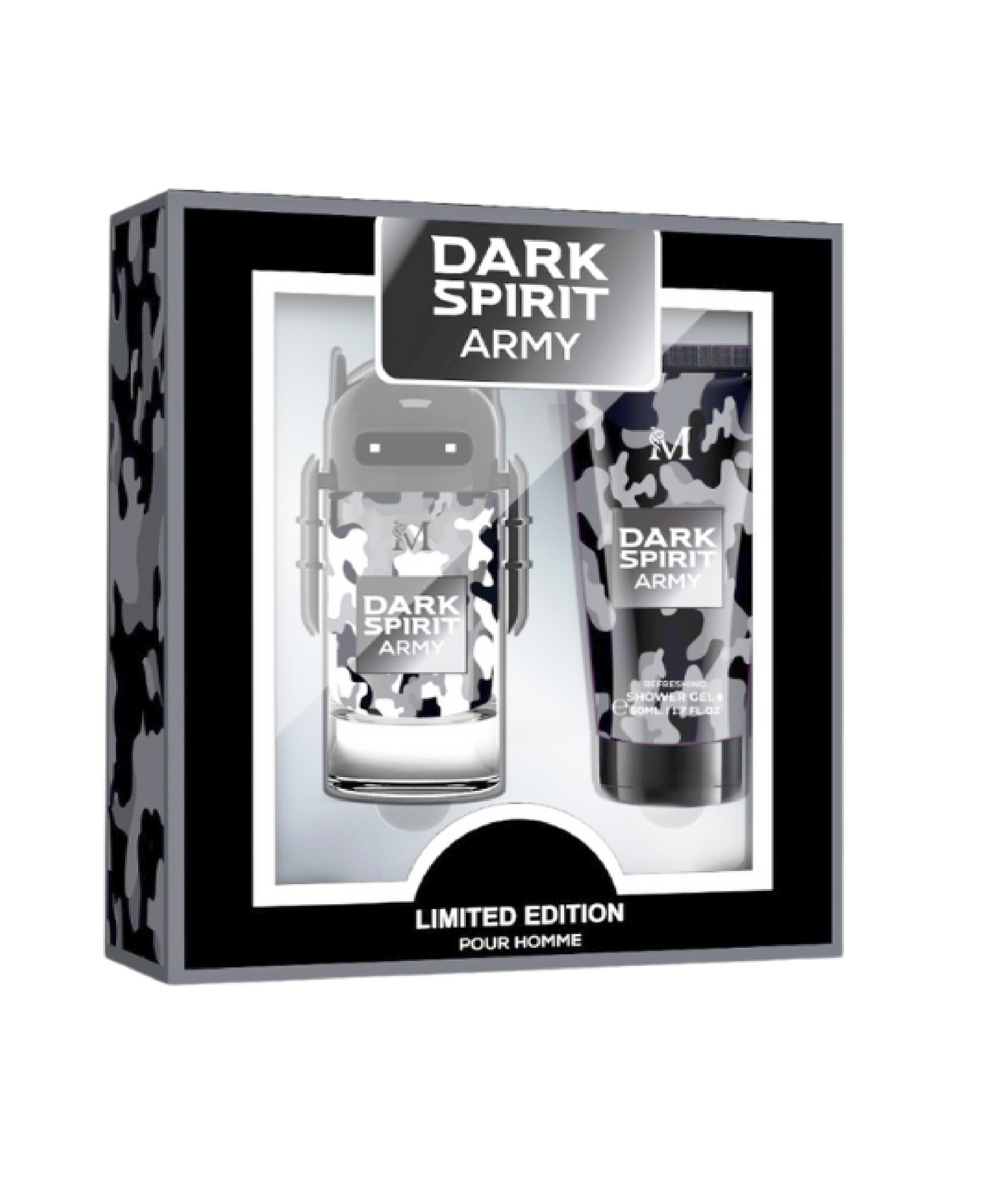 Cofanetto Dark Spirit Army Uomo EDT + Shower Gel