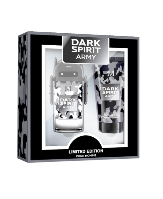 Cofanetto Dark Spirit Army Uomo EDT + Shower Gel