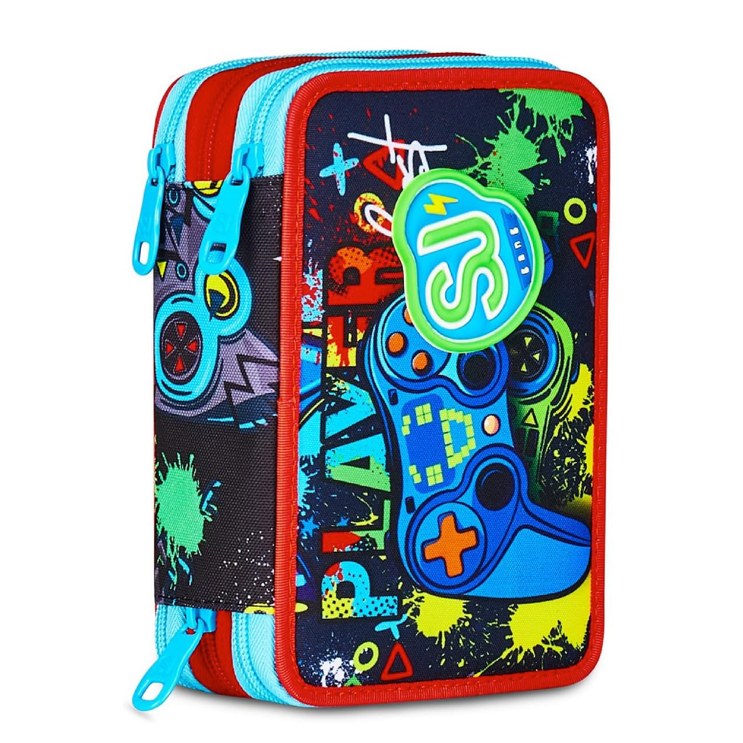 Astucci 3 Zip Sj Game led Boy